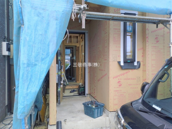 �O�ʓ��H�܂ތ��n�ʐ^�@-