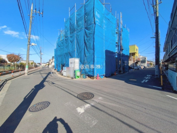 �O�ʓ��H�܂ތ��n�ʐ^�@-